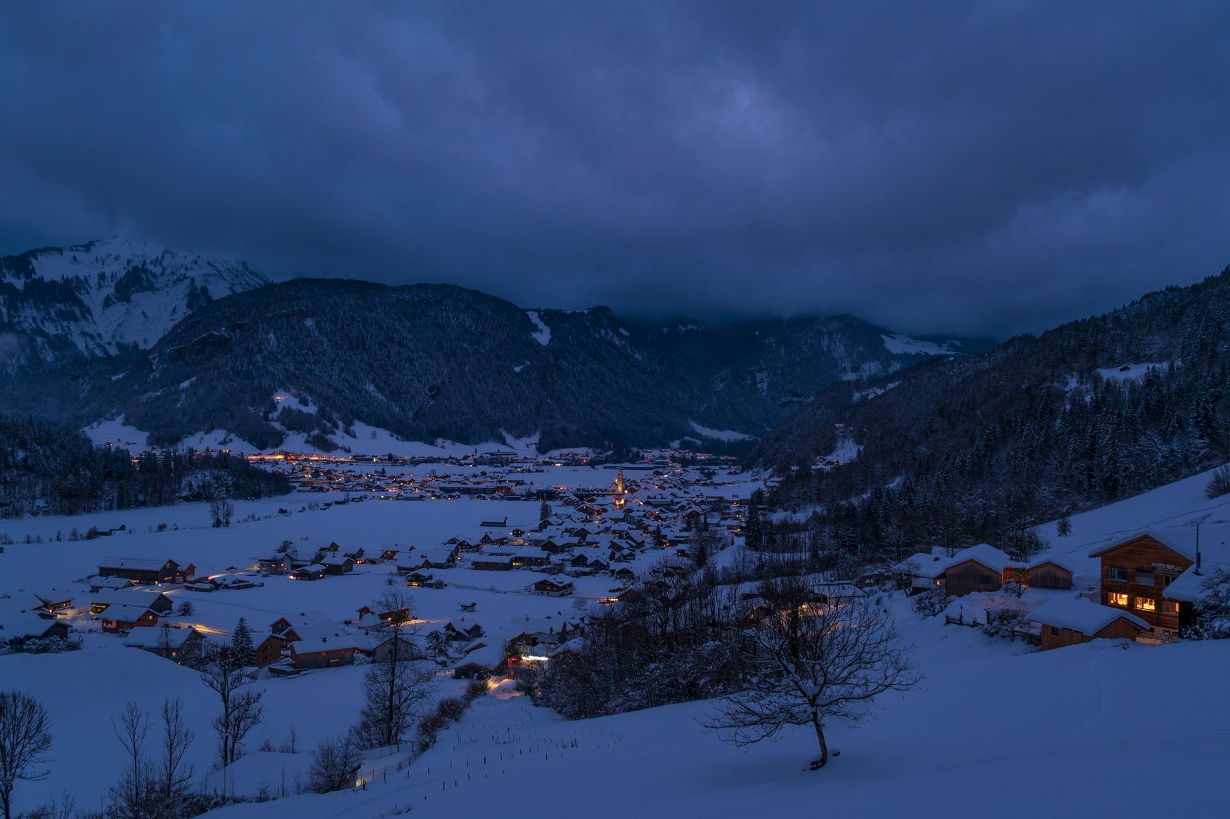 Bezau at Dusk I